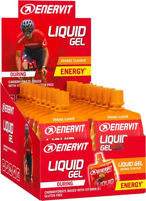 Enervit Gel L Quido De Naranja Id Neo Para Deportes De Resistencia