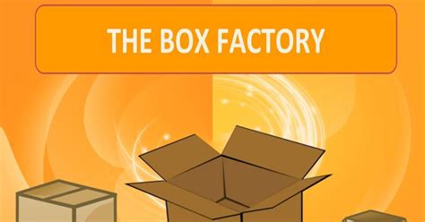 Ms Rashid The Box Factory Math Scenario