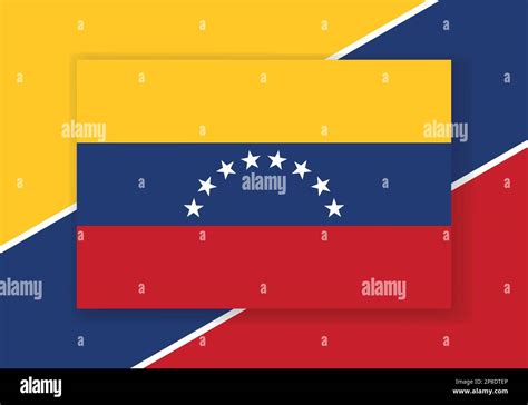 Vector bandera de Venezuela Diseño de bandera de país Bandera de