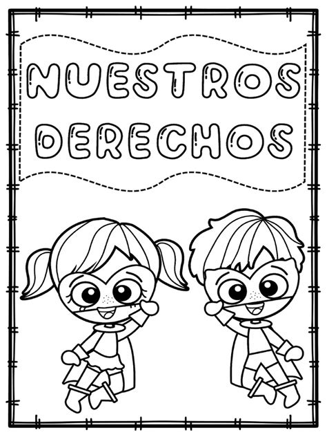 Dibujos De Los Derechos Del NiÑo Para Colorear Pdf