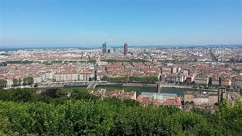 Vue de fourvière Villes Colline de Fourvière Lyon Lyon et ses