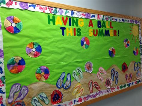 Beach Crafts Thumbprint Beach Ball Lacing Seashells Flip Flops Sand