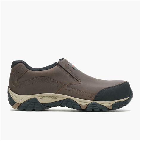 Merrell Mens Moab Adventure Moc Carbon Fiber Wide Width Toffee Mens Wide Widths Mickley Nielsen