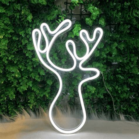 Glowneon Reindeer Neon Sign Christmasparty Led Light Decor