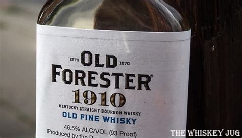 Old Forester 1910 Old Fine Whisky Label - The Whiskey Jug