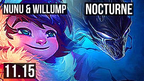 Nunu And Willump Vs Nocturne Jungle 607 Rank 3 Nunu 500 Games