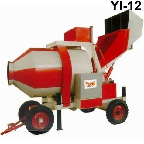 Electric Engine Yogi Industries Yi Reversible Concrete Drum Mixer