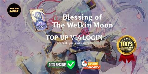 Beli Top Up Login Blessing Of The Welkin Moon Genshin Impact Terlengkap