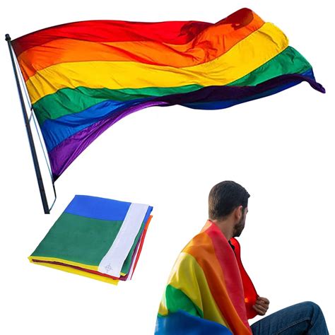 Pride Flag Flagge Regenbogen Flagge Gay Flag Gay Pride Flagge Lgbtq Flagge Lebendige Farbe