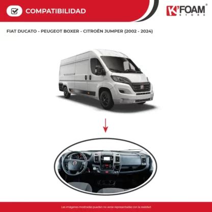 Lit Avant Cabine Fiat Ducato Boxer Jumper Kfoam Store