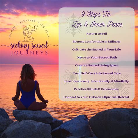 9 Steps To Zen And Inner Peace Seeking Spiritual Journeys Seeking