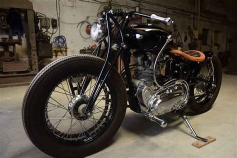 This Customised Royal Enfield Features A Retro Bobber Look