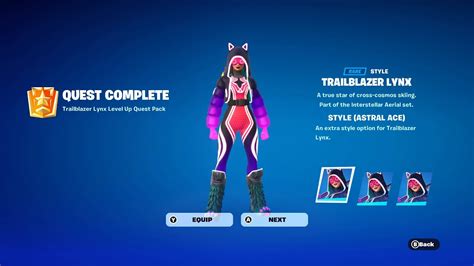 Fortnite Trailblazer Lynx Astral Ace Style Unlocked Final Quest Youtube