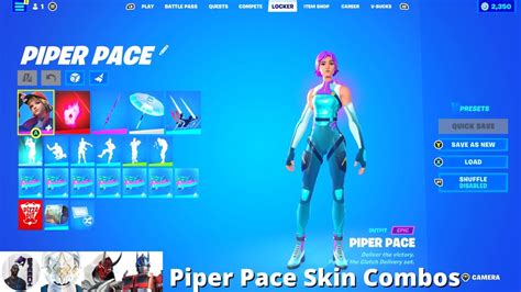 Piper Pace Skin Combos Fortnite Battle Royale YouTube