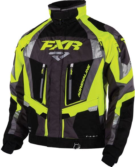 Fxr Racing Snowmobile Apparel Men S Adrenaline Jacket Hivis