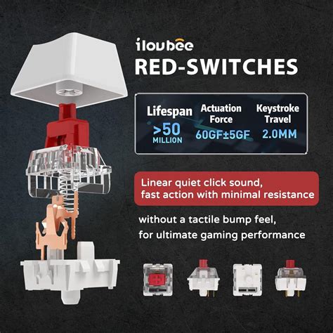 ILovBee I Wired Mechanical Gaming Keyboard With RGB Backlit Compact TKL Hot Swappable Keyboard