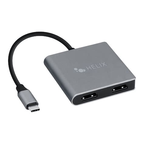 Helix 4 In 1 Usb C Adapter With Dual Hdmi Usb C And Usb A 30 Ethhub4