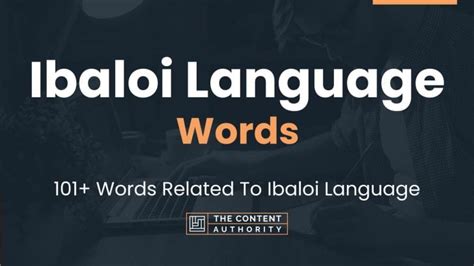 Ibaloi Language Words - 101+ Words Related To Ibaloi Language