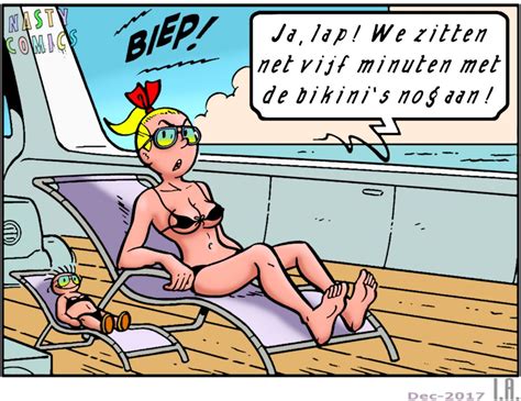 Wiskes Gevulde Bikini En De Vulling Zonder Bikini Nasty Comics