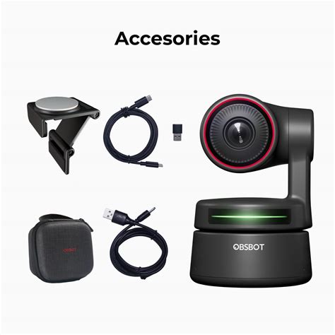 OBSBOT Tiny PTZ 4K Webcam, AI Powered Framing & Autofocus, 4K Video ...