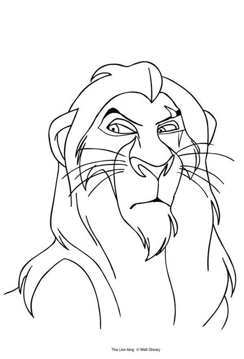 Disney Coloring Pages Printables, Free Disney Coloring Pages, Lion ...