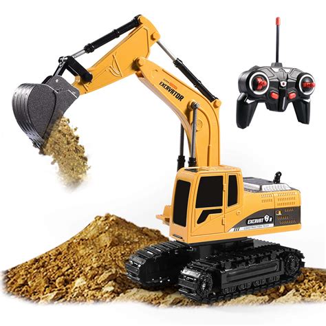 Buy Foyomo Remote Control Excavator Toy Truck Rc Excavators Heavy Duty Metal And Plastic