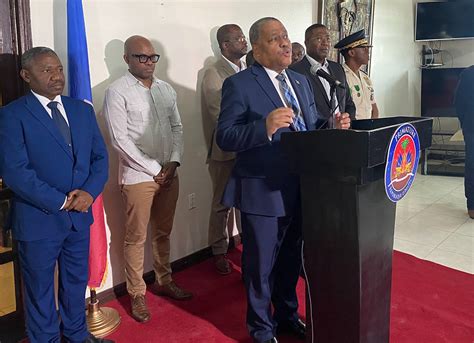 Ha Ti Politique Le Premier Ministre Garry Conille De Retour En Haiti