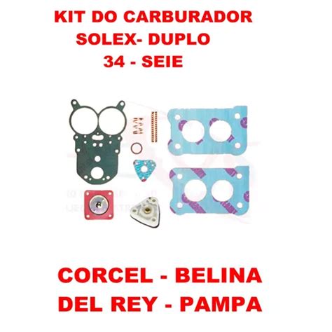 Kit Carburador Corcel Belina Del Rey Pampa Solex Duplo Mercadolivre