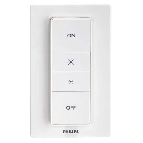 Philips Hue Wireless Connected Dimmer Switch 458158 The Home Depot