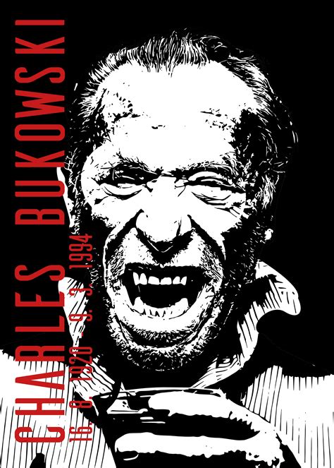 Charles Bukowski Poster Np