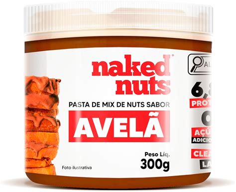 Naked Nuts Pasta De Mix De Nuts Avel G Amazon Br