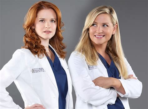 Grey's Anatomy's Jessica Capshaw and Sarah Drew Revel in the Love After Fans Fly a Banner of ...