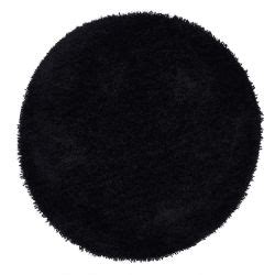 Buy Online Chicago Latte Polyester Shaggy Circle Rug Therugshopuk