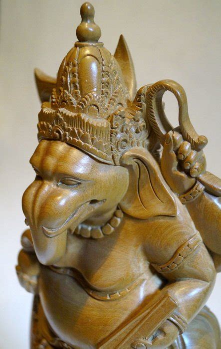 Beeld Hout Ganesha Bali Indonesi Catawiki