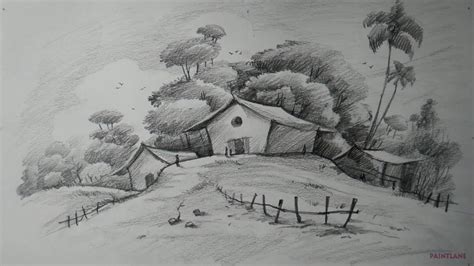 Pencil Sketch Scenery At Explore Collection Of