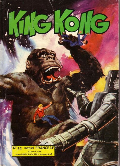 Classic King Kong Comic Book Cover