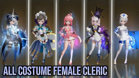 Review All Costume Female Cleric Dragon Nest Youtube