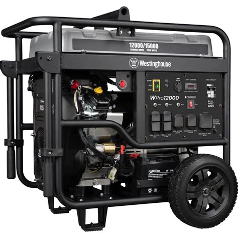 Westinghouse Pro 1500012000 Watt Ultra Duty Gas Powered Portable Industrial Generator With