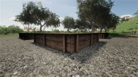 Wood Planter Prefab FS22 KingMods