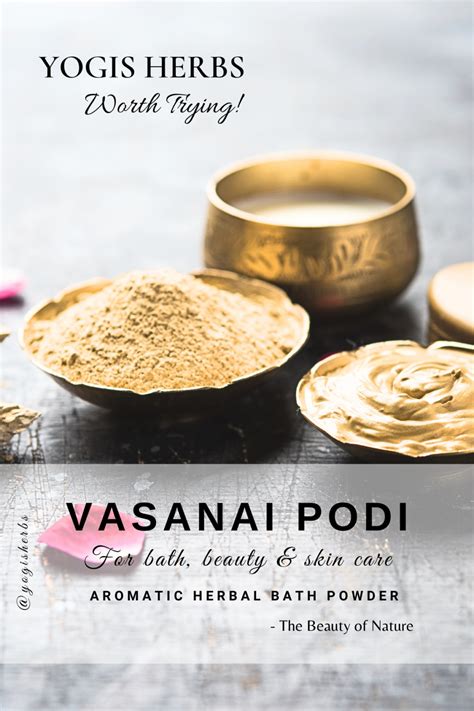 Yogis Herbs Vasanai Podi Cool Refreshing Natural Aromatic