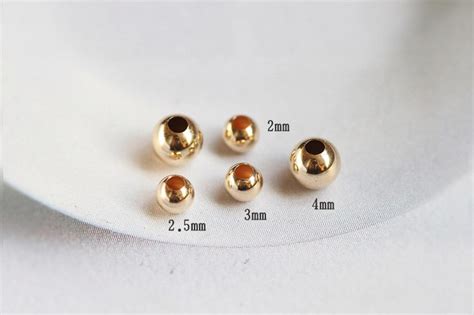 K Gold Filled Beads Mm Mm Mm Mm Mm Mm Mm Gold Etsy