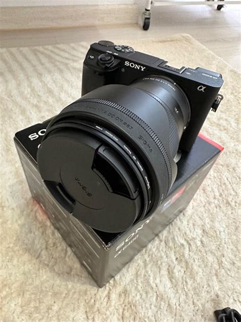 Sony A6400 Sigma 16mm F1 4 Photography Cameras On Carousell