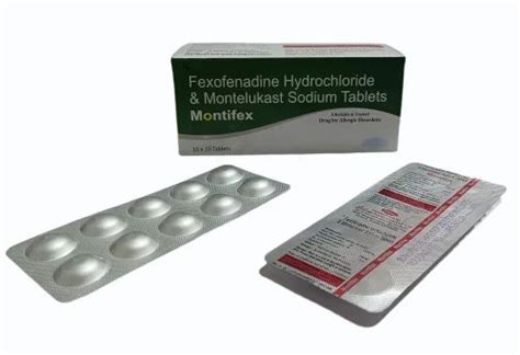 Fexofenadine Hydrochloride Montelukast Sodium Tablets Mg At Rs