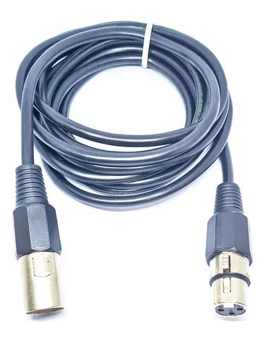 Cabo Ilumina O Dmx E Microfone Xlr Xlr Canon Metros