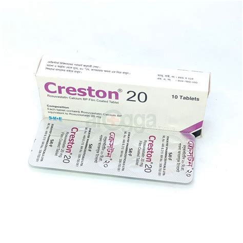 Creston 20 Tablet 20mg Medicine Arogga Online Pharmacy Of Bangladesh