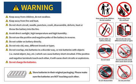 EEMB CR2032 3V Batteria al litio Li MnO₂ Batteria a bottone 2032 DL2032