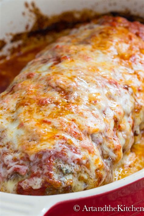 A Layer Of Ham And Mozzarella Cheese Takes This Meatloaf Recipe To A