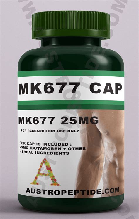 Mk 677 Ibutamoren 25mg X 100 Cap Austropeptide Sarms Powder Mk677 Cap