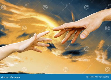 Hands Against The Sky Stock Photo Image Of Outdoor Autumn 16435190