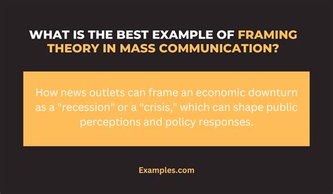 29 Framing Theory In Mass Communication Examples